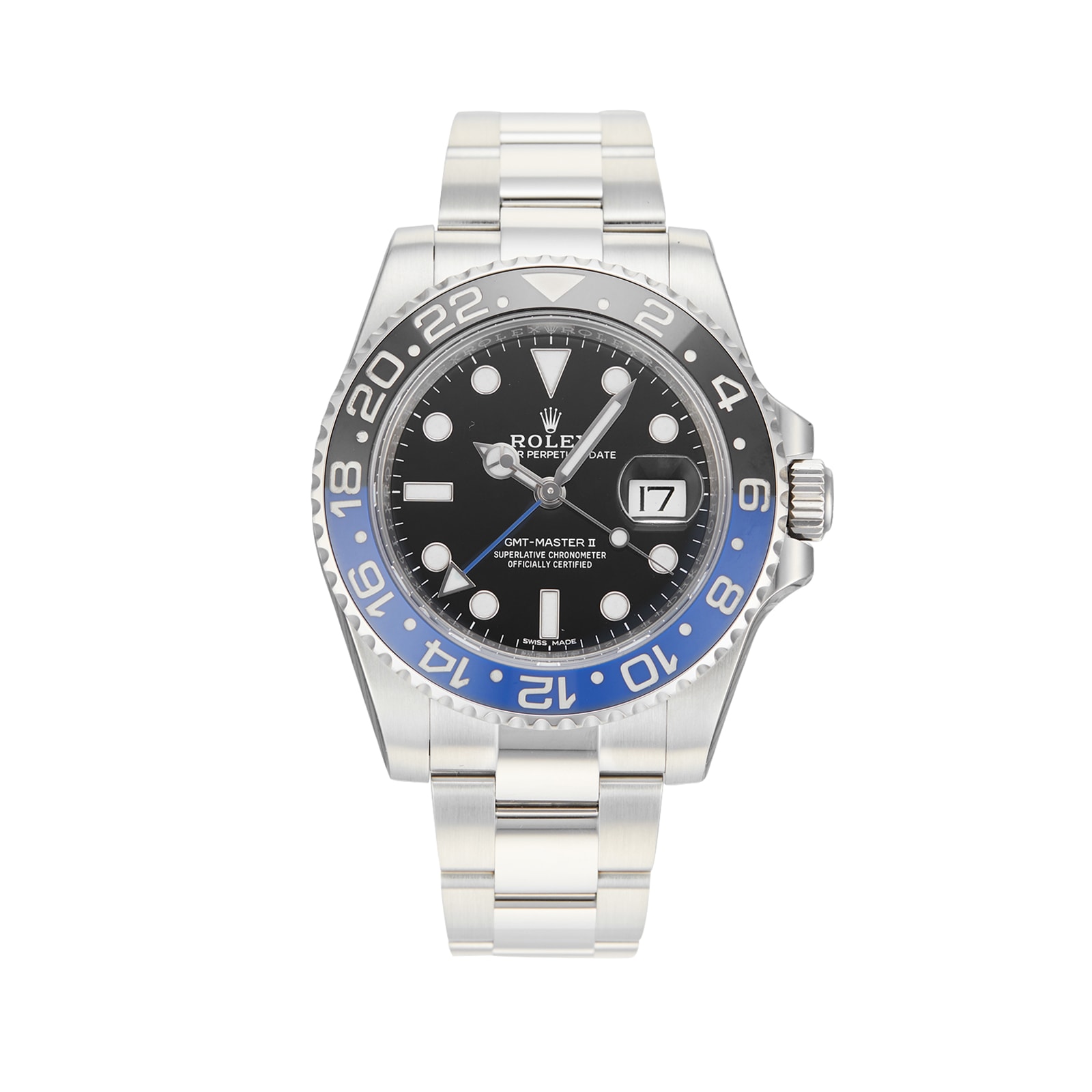 Pre-Owned Rolex GMT-Master II Mens Watch 116710BLNR
