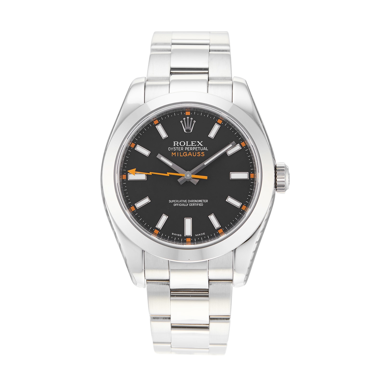 Pre-Owned Rolex Milgauss Mens Watch 116400