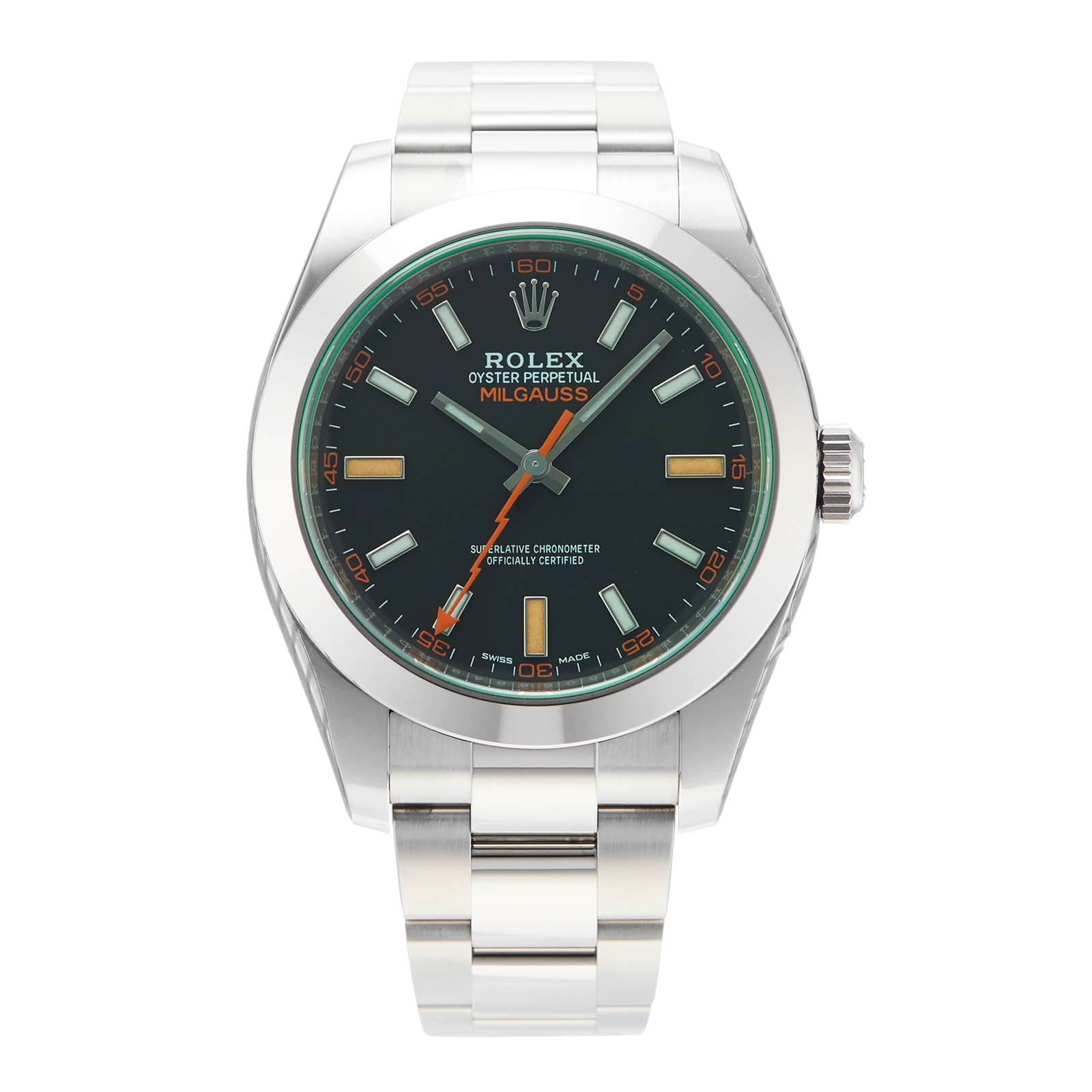 Pre-Owned Rolex Milgauss Mens Watch 116400GV