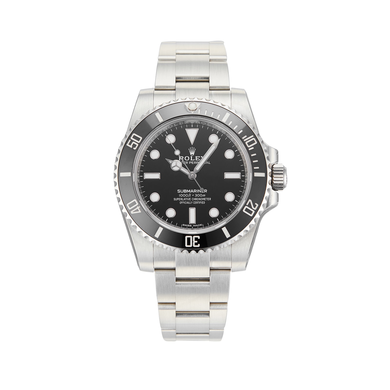 Pre-Owned Rolex Submariner 40 Mens Watch 114060
