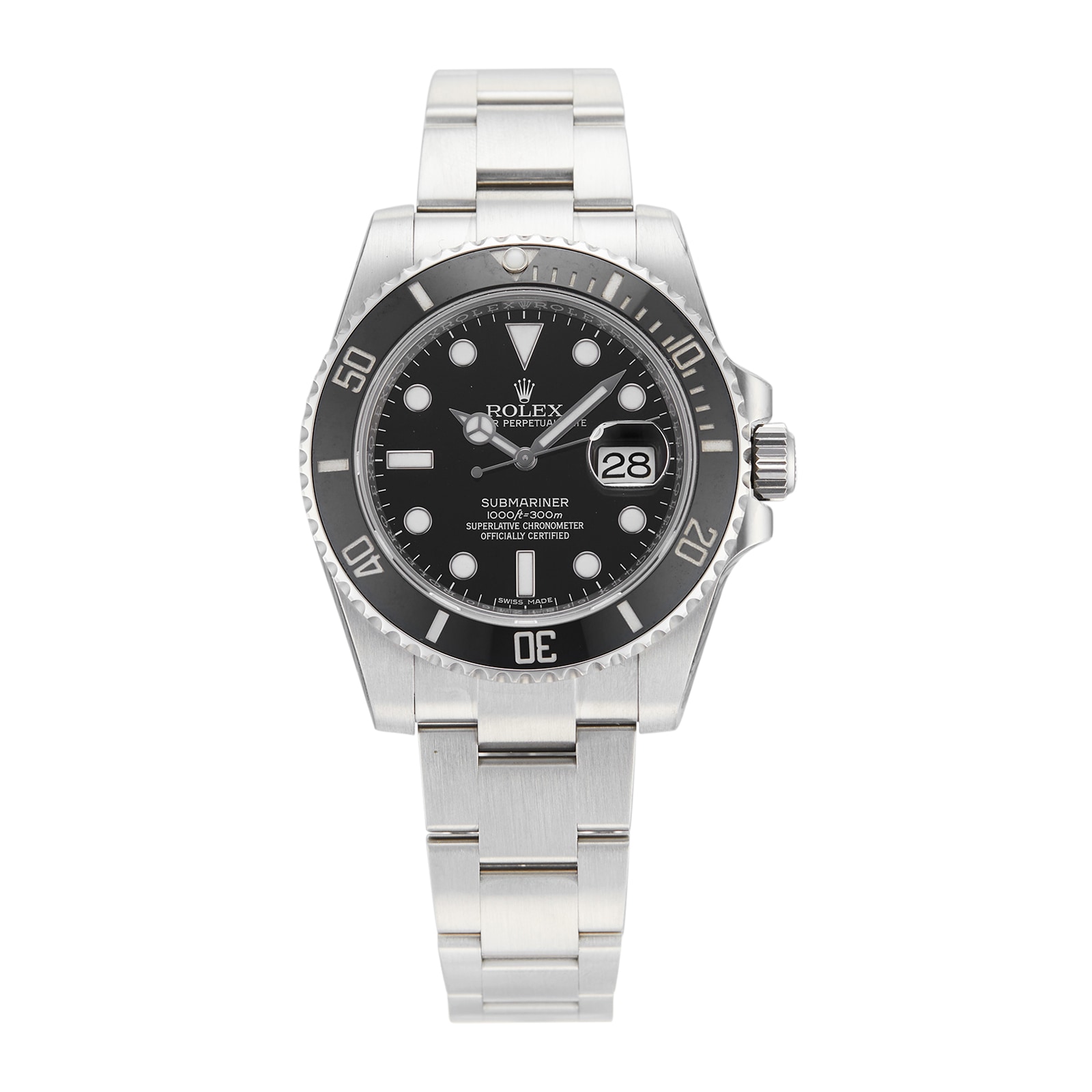 Pre-Owned Rolex Submariner Date 40 Mens Watch 116610LN