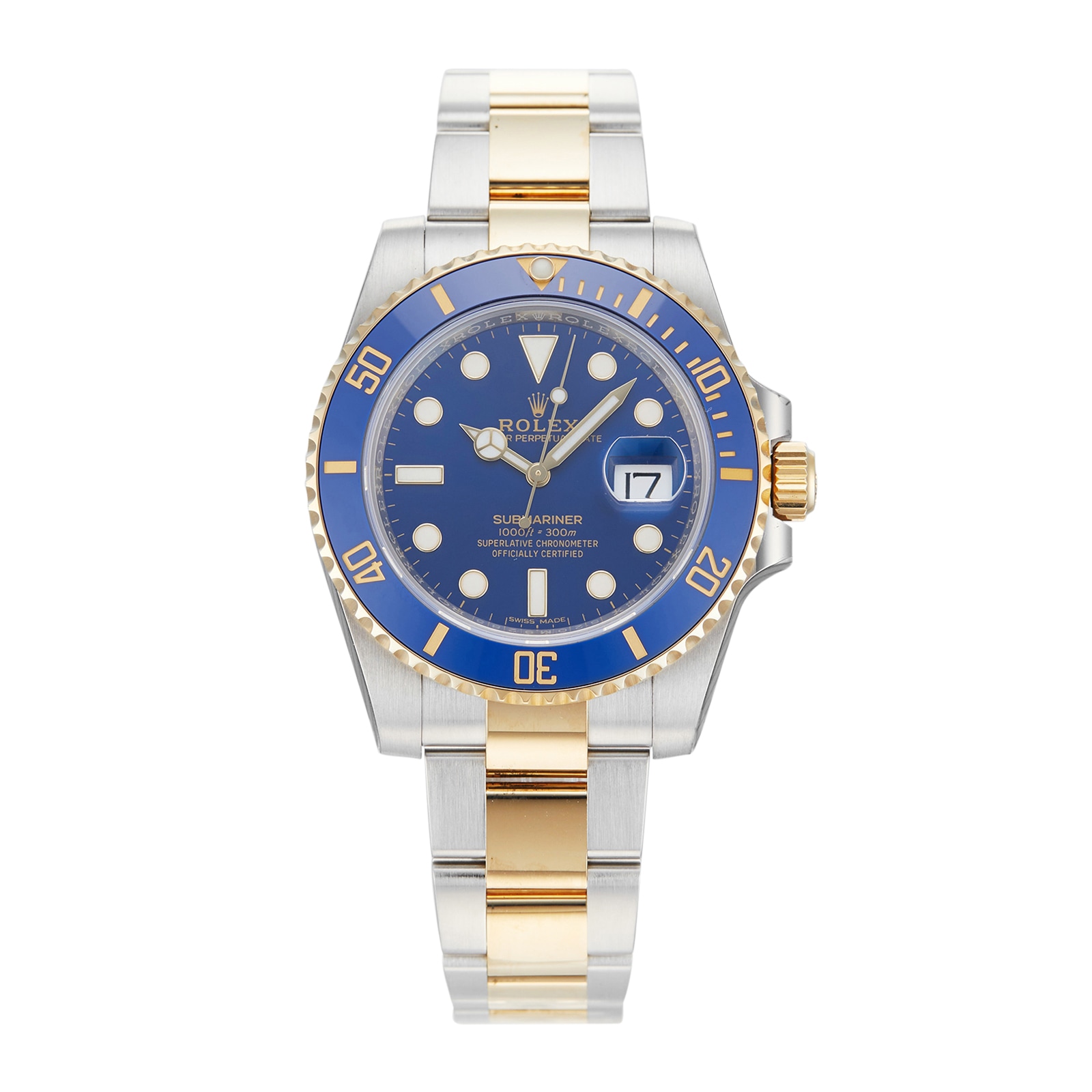 Pre-Owned Rolex Submariner Date 40 Mens Watch 116613LB