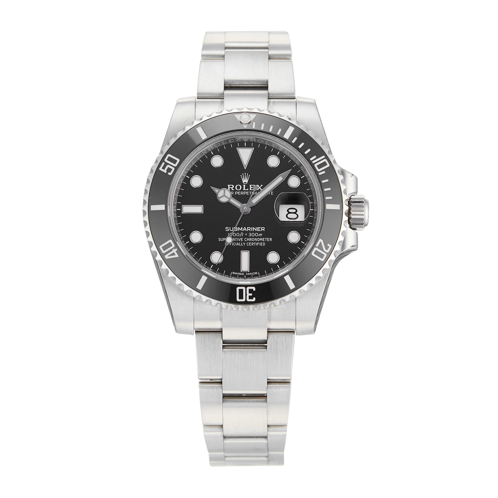 Pre-Owned Rolex Submariner Date Mens Watch 116610LN