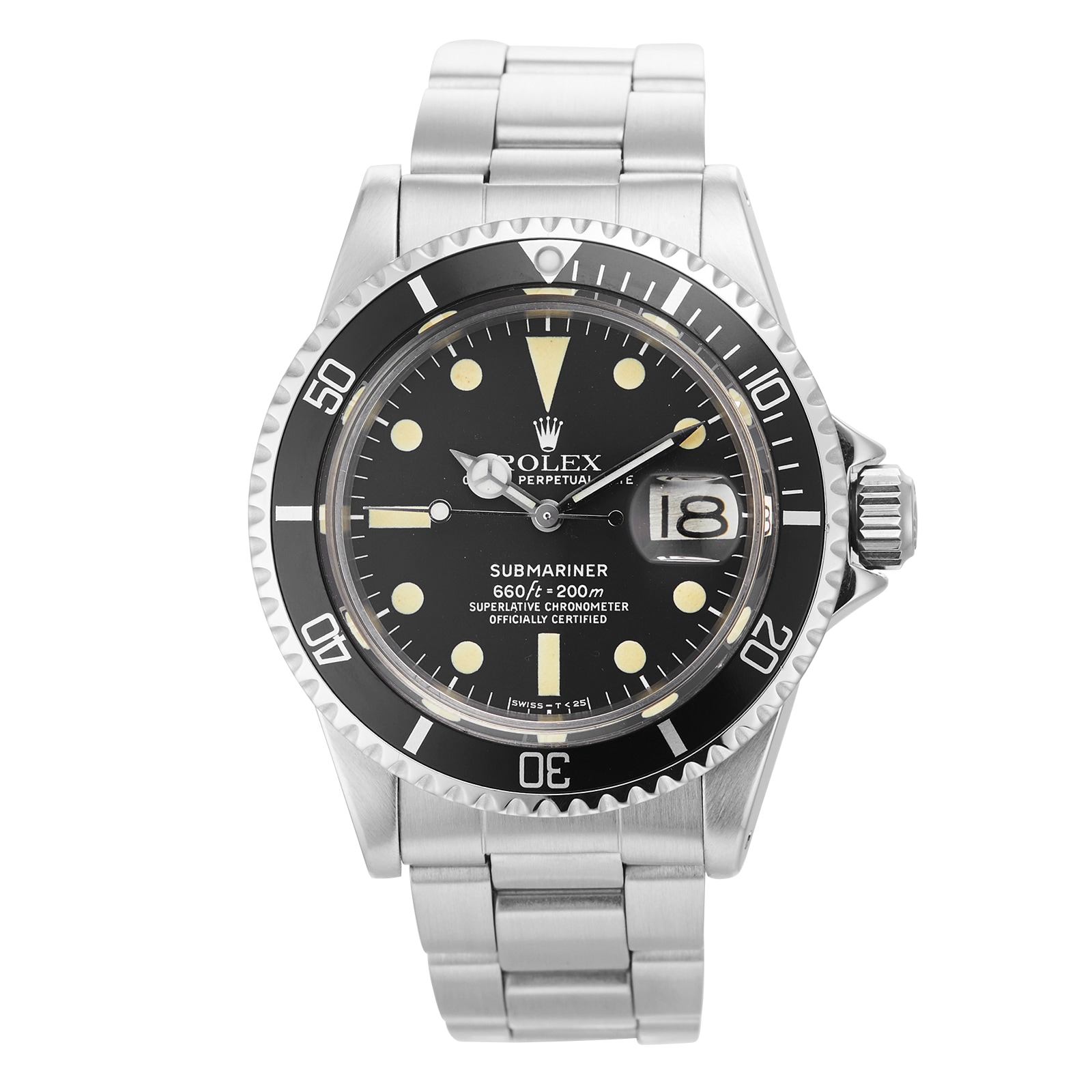 Pre-Owned Rolex Submariner Date Mens Watch 1680