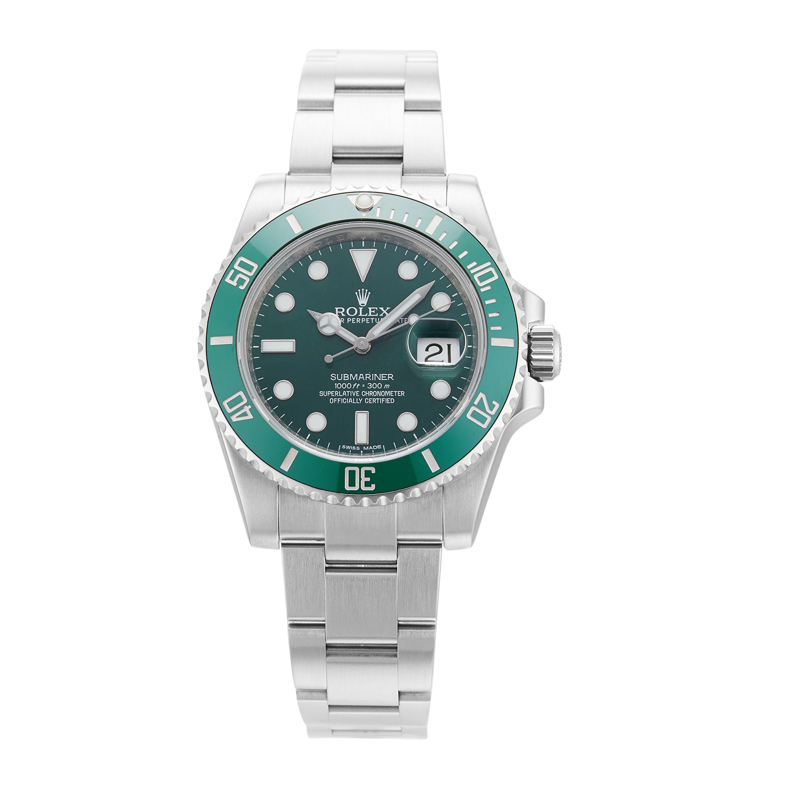 Pre-Owned Rolex Submariner Mens Watch 116610LV