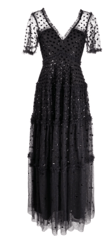 PARTY DRESS Needle & Thread Thea sequined maxi dress £425
