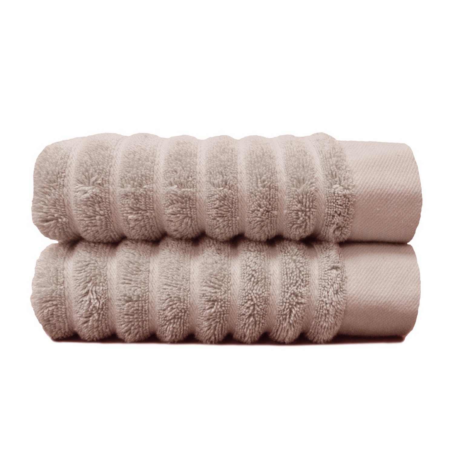 Silver Organic Cotton Bath Towel Set - Light Grey One Size Misona