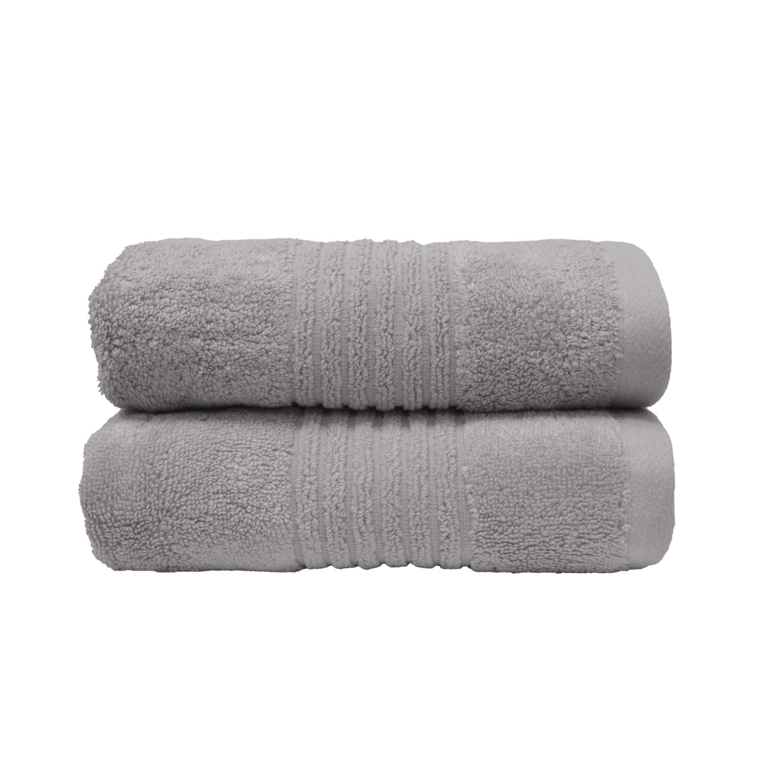 Ultra Soft Bamboo Bath Towel Set - Silver One Size Misona