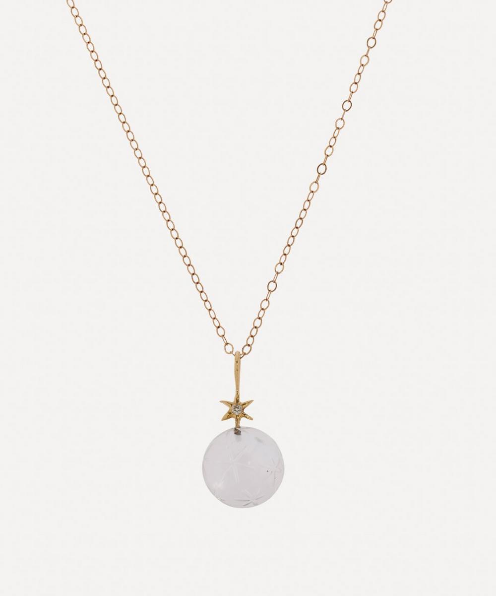 Acanthus 14ct Gold Small Starry Orb Pendant Necklace