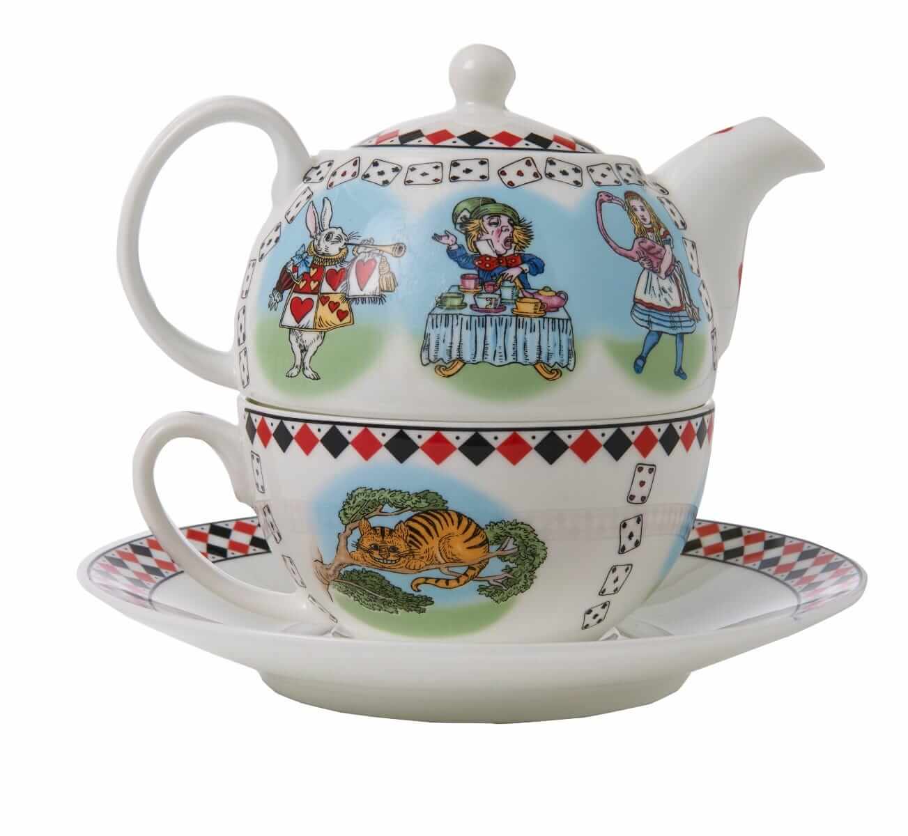 Alice In Wonderland Tea for One Teapot, Halcyon Days