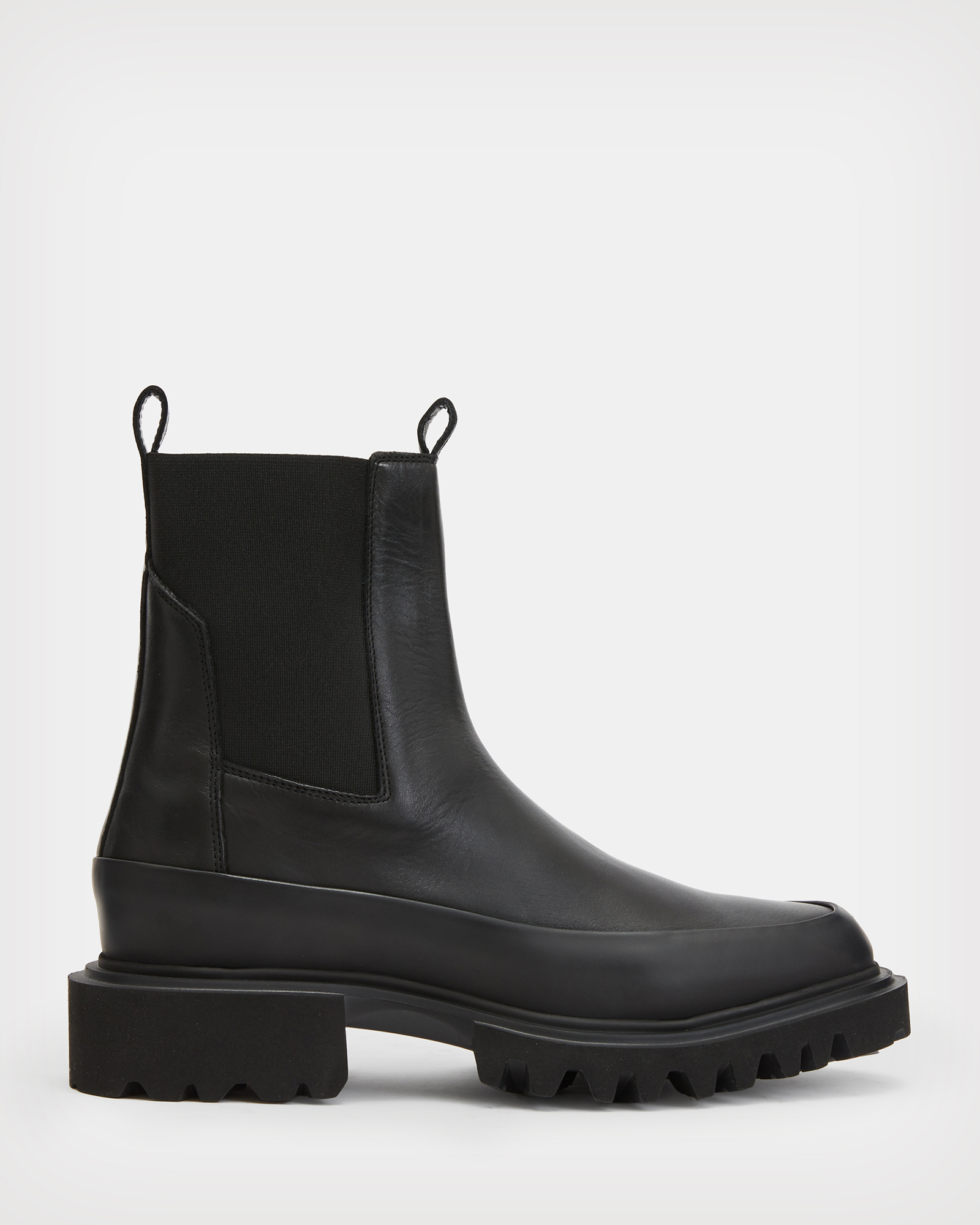 AllSaints Harlee Chunky Leather Ankle Boots