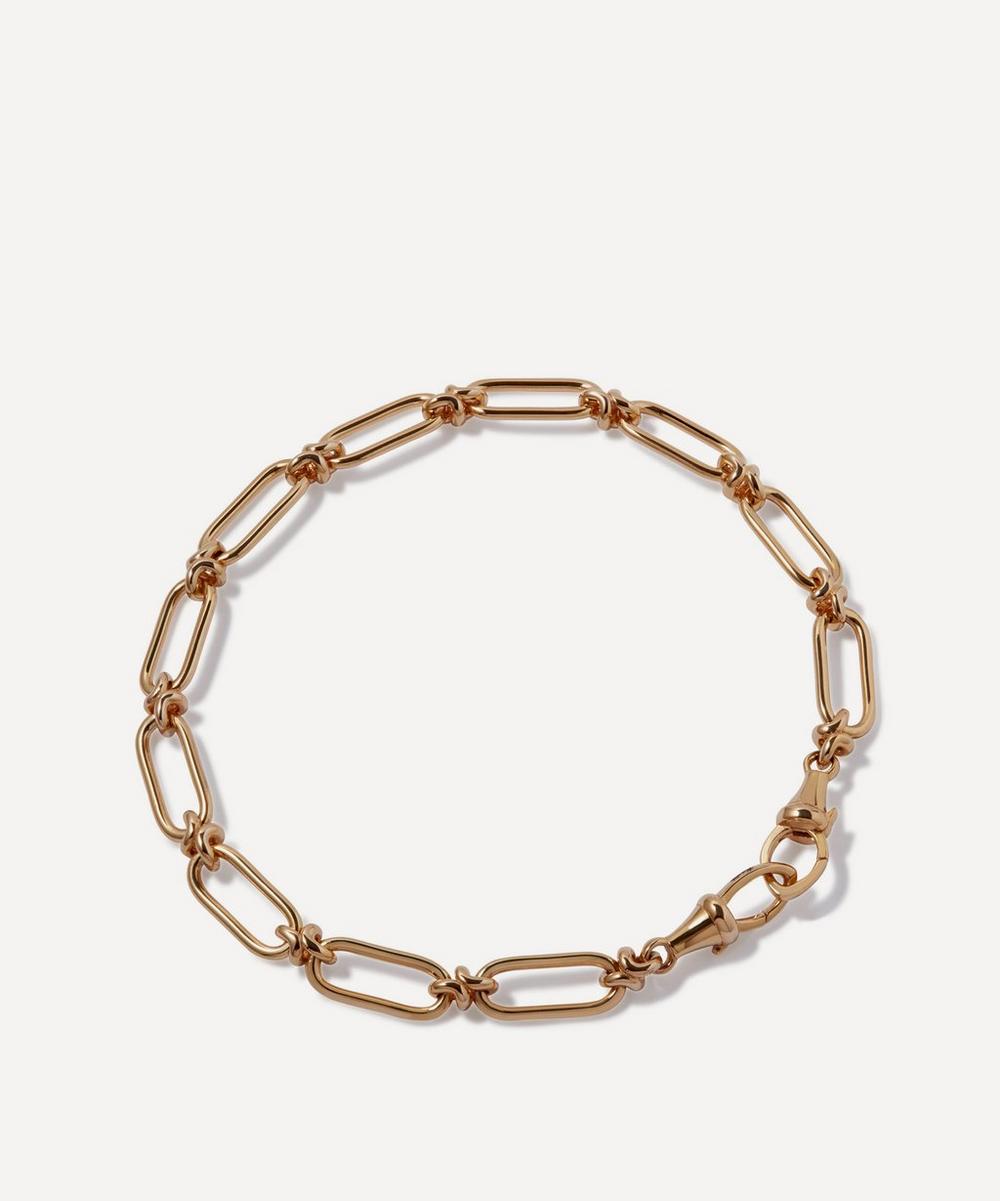Annoushka 14ct Gold Knuckle Bold Link Chain Bracelet