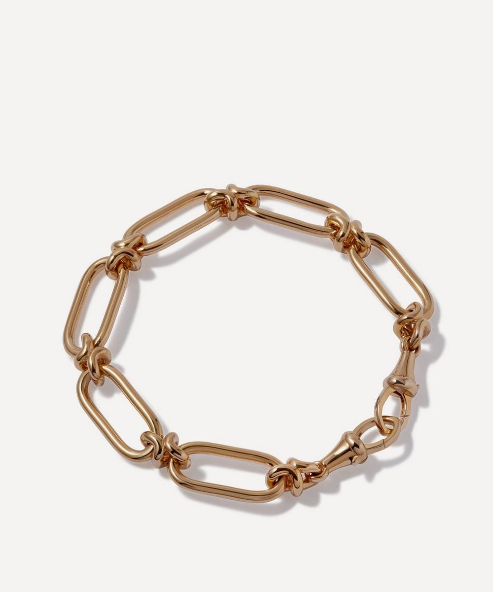Annoushka 14ct Gold Knuckle Heavy Link Chain Bracelet