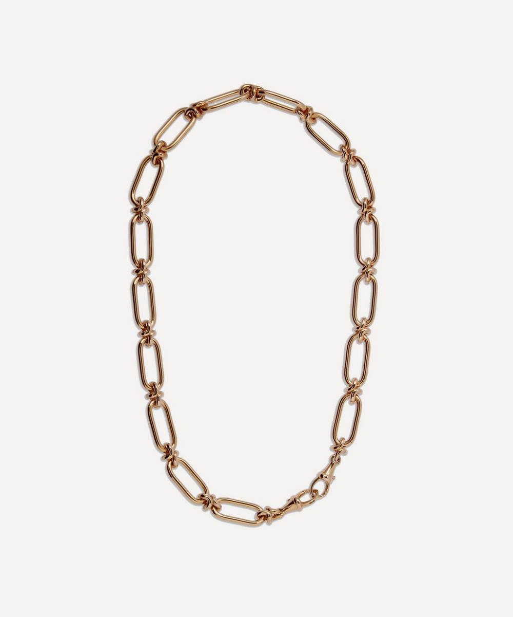 Annoushka 14ct Gold Knuckle Heavy Link Chain Necklace