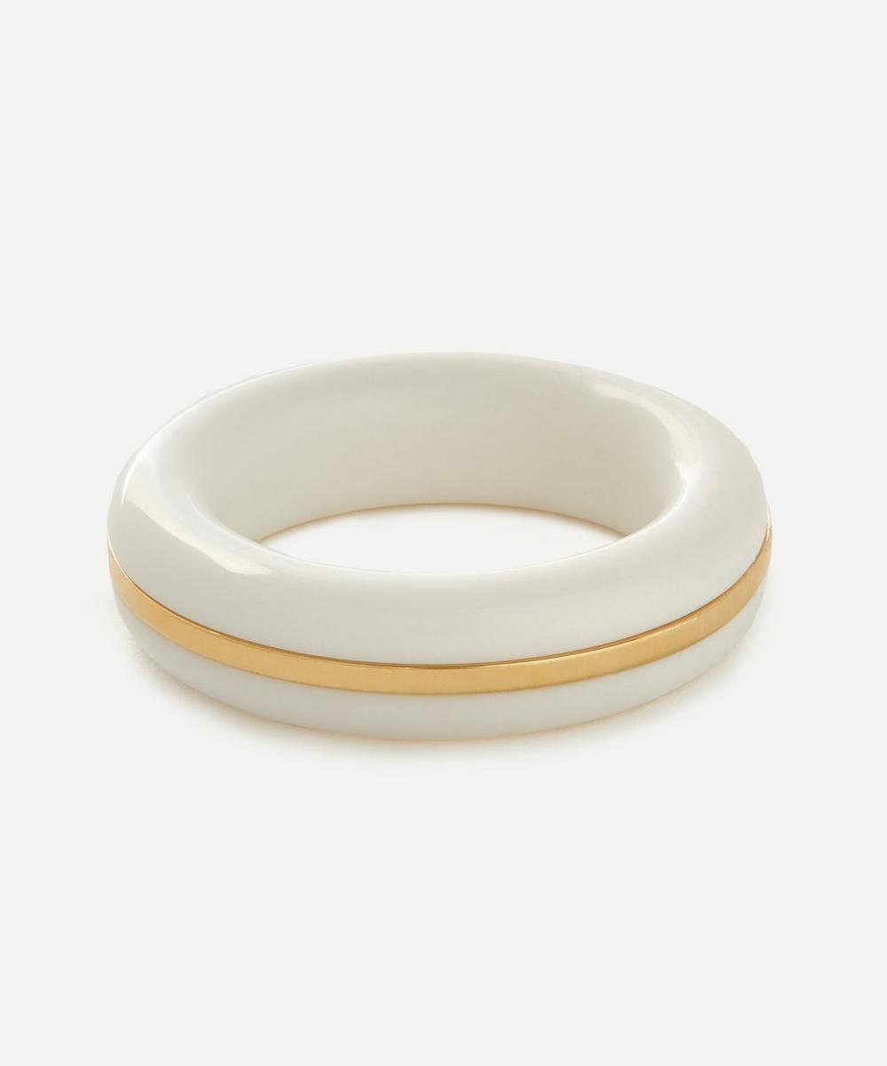 By Pariah Essential White Agate Stacking Ring
