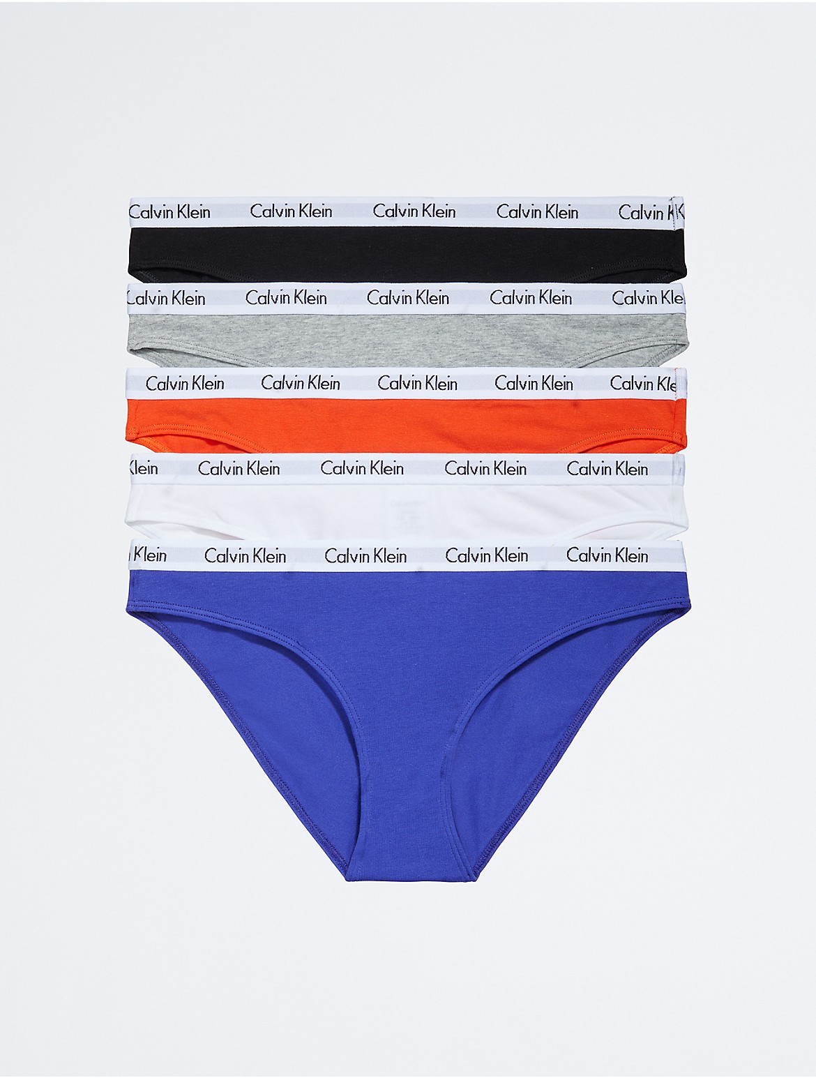 Calvin Klein Women's Carousel Logo 5-Pack Bikini - Multi - XS