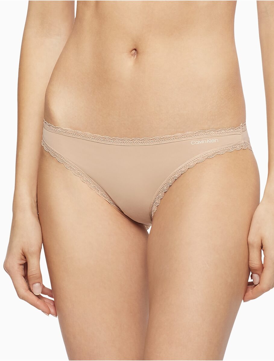 Calvin Klein Women's Flirty Micro Bikini Bottom - Neutral - XS
