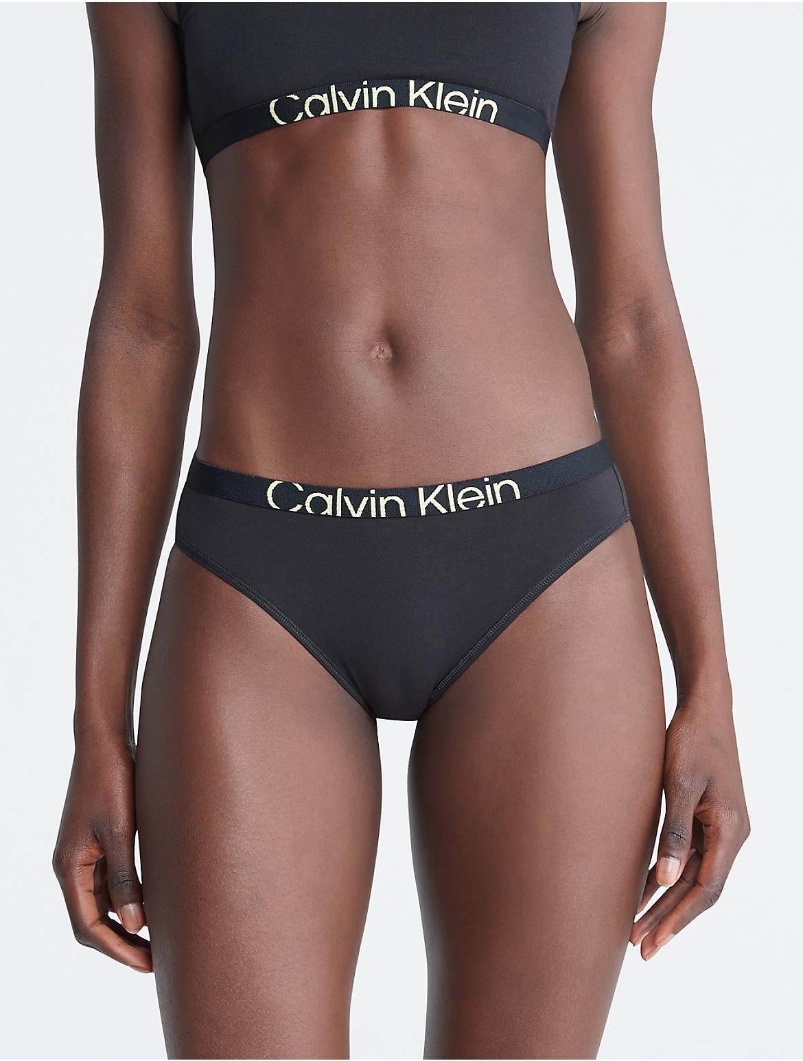 Calvin Klein Women's Future Shift Bikini - Black - XS