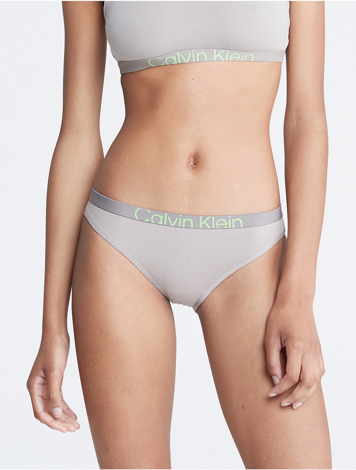 Calvin Klein Women's Future Shift Bikini - Grey - XS