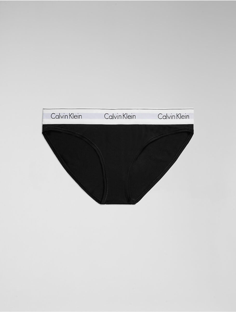 Calvin Klein Women's Modern Cotton Bikini - Black - XS