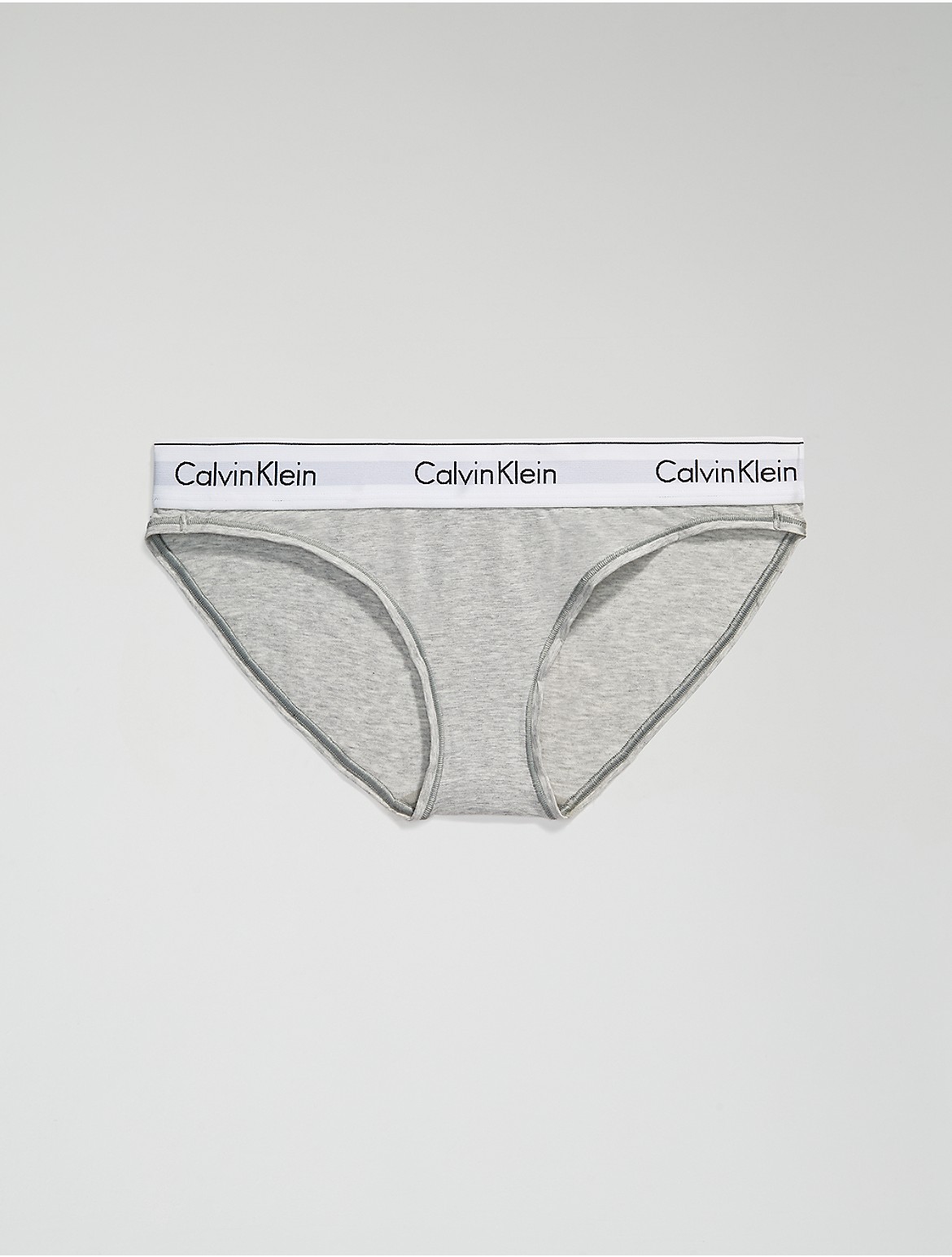 Calvin Klein Women's Modern Cotton Bikini - Grey - XL