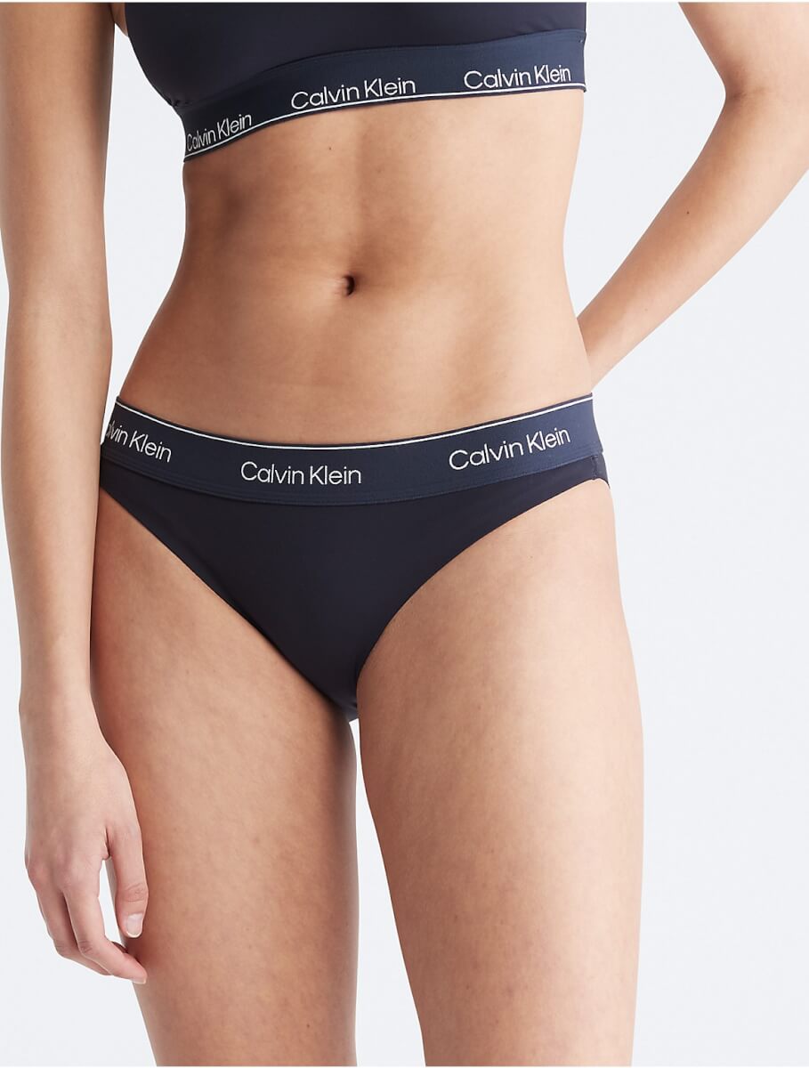 Calvin Klein Women's Modern Performance Bikini - Blue - XS