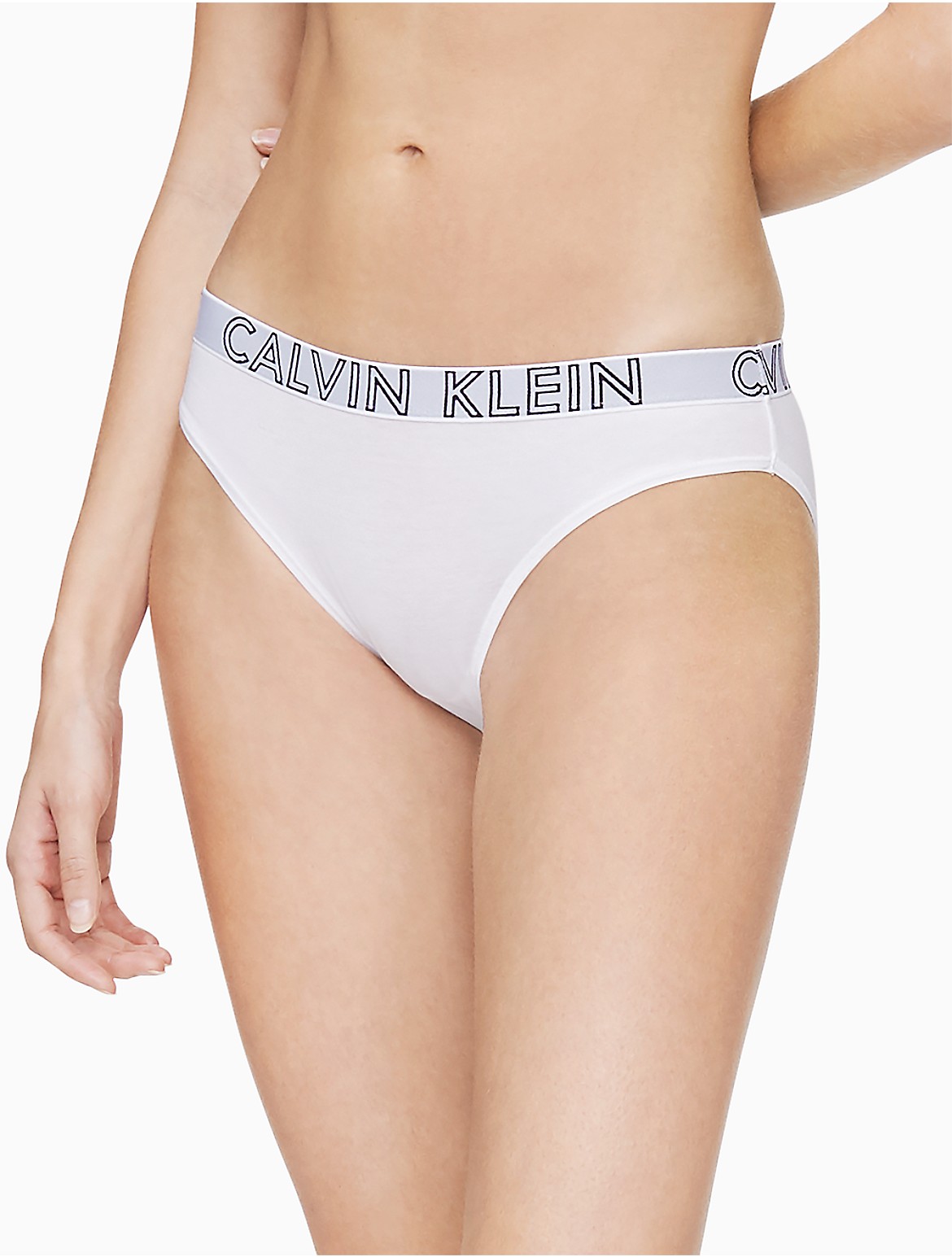 Calvin Klein Women's Ultimate Cotton Bikini Bottom - White - XS