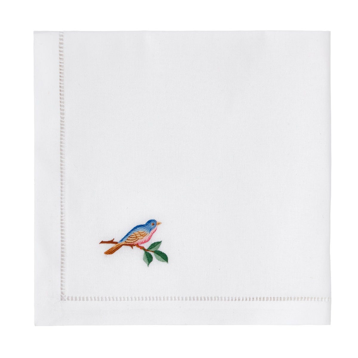 Camellia Bird Napkin, 100% Cotton, Fortnum & Mason
