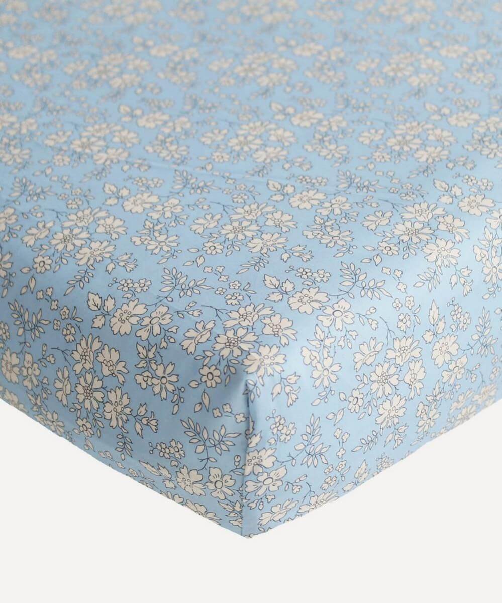 Coco & Wolf Capel Blue Cot Bed Fitted Sheet