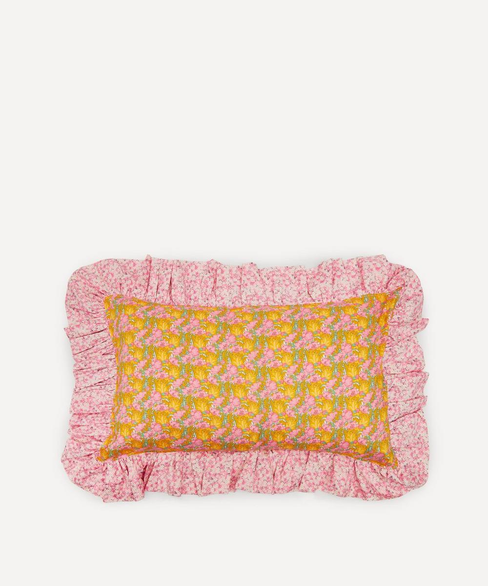 Coco & Wolf Clementina And Mitsi Valeria Frill Edge Oblong Cushion