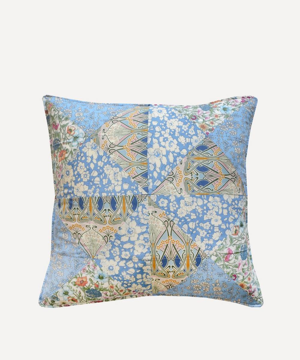 Coco & Wolf Multi-print Square Patchwork Cushion