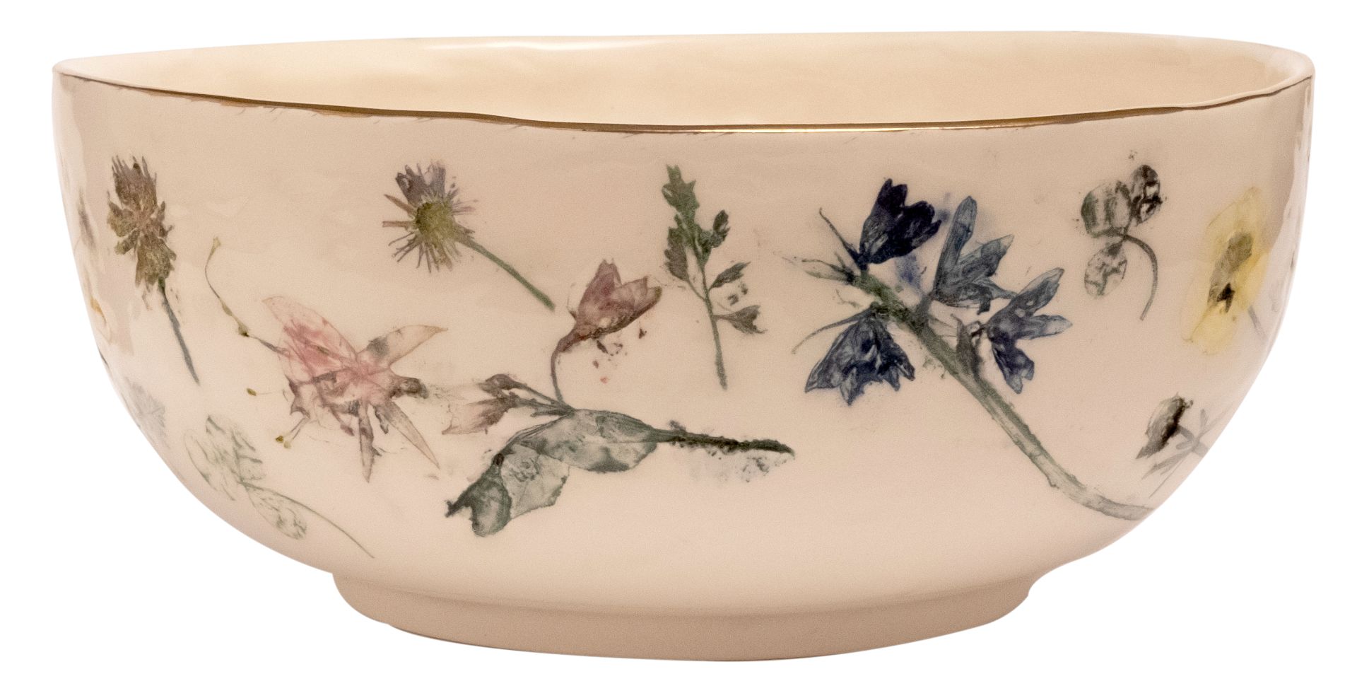 Felicity Jones Wild Flower Ceramic Bowl, Large, Fortnum & Mason