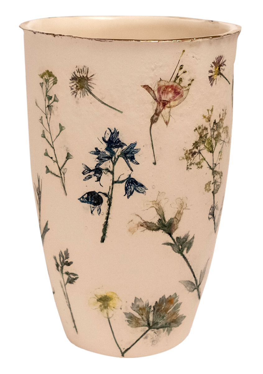 Felicity Jones Wild Flower Ceramic Vase, Large, Fortnum & Mason