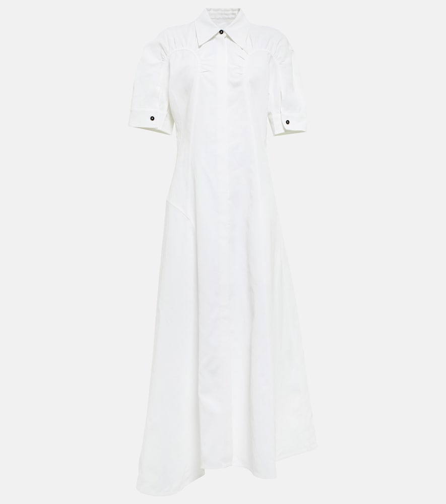 Jil Sander Asymmetric linen shirt dress