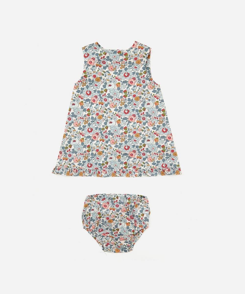 Liberty Betsy Wrap Dress And Bloomers 3 Months-3 Years