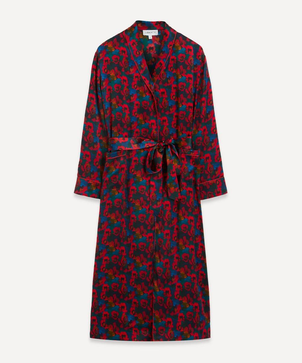 Liberty Women's Jemma Rose Silk Satin Long Robe