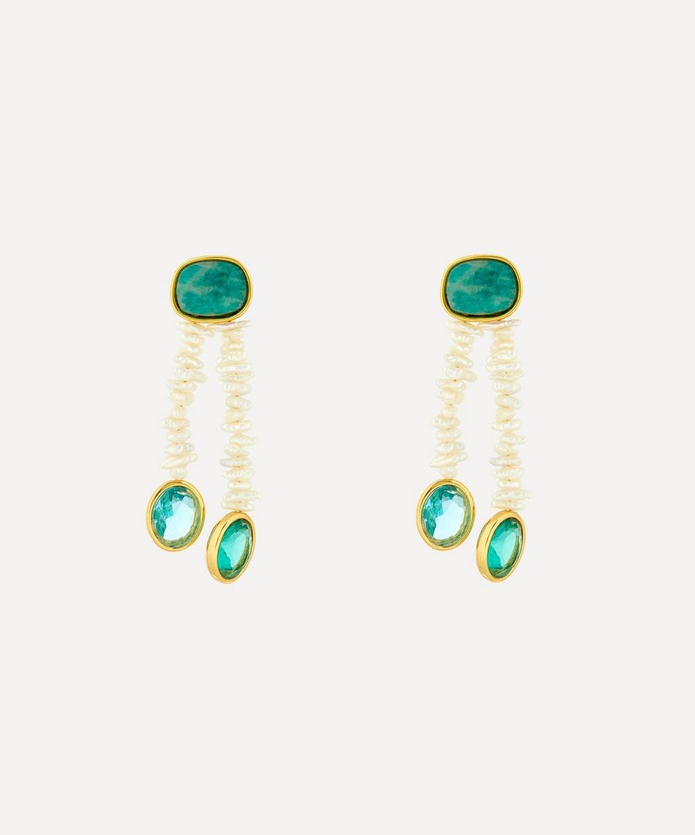 Lizzie Fortunato Gold-plated Aveiro Drop Earrings