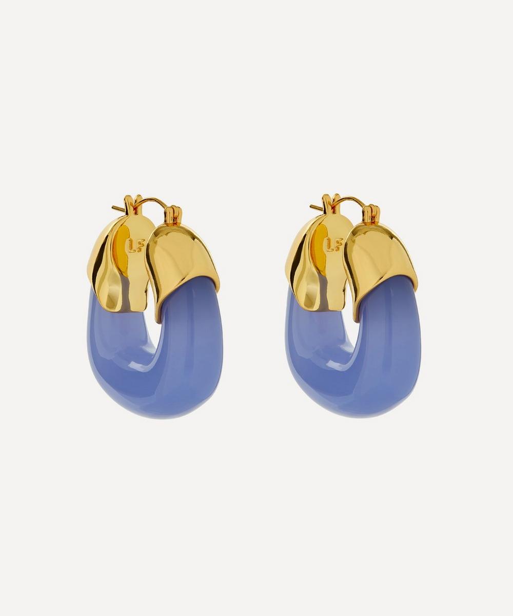 Lizzie Fortunato Gold-plated Brass Organic Hoop Earrings