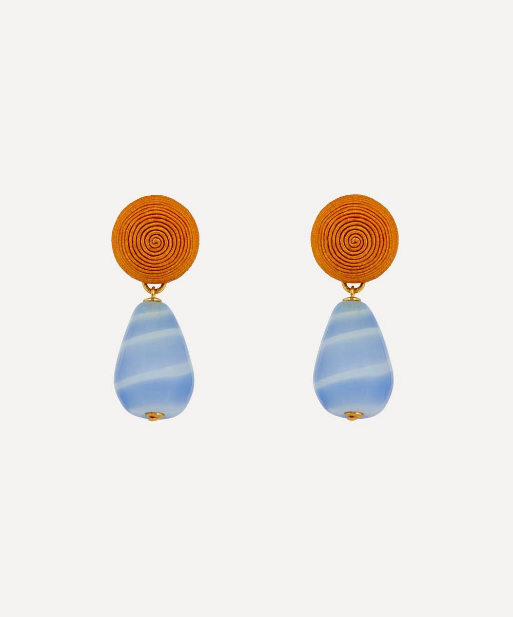 Lizzie Fortunato Gold-plated Marina Drop Earrings