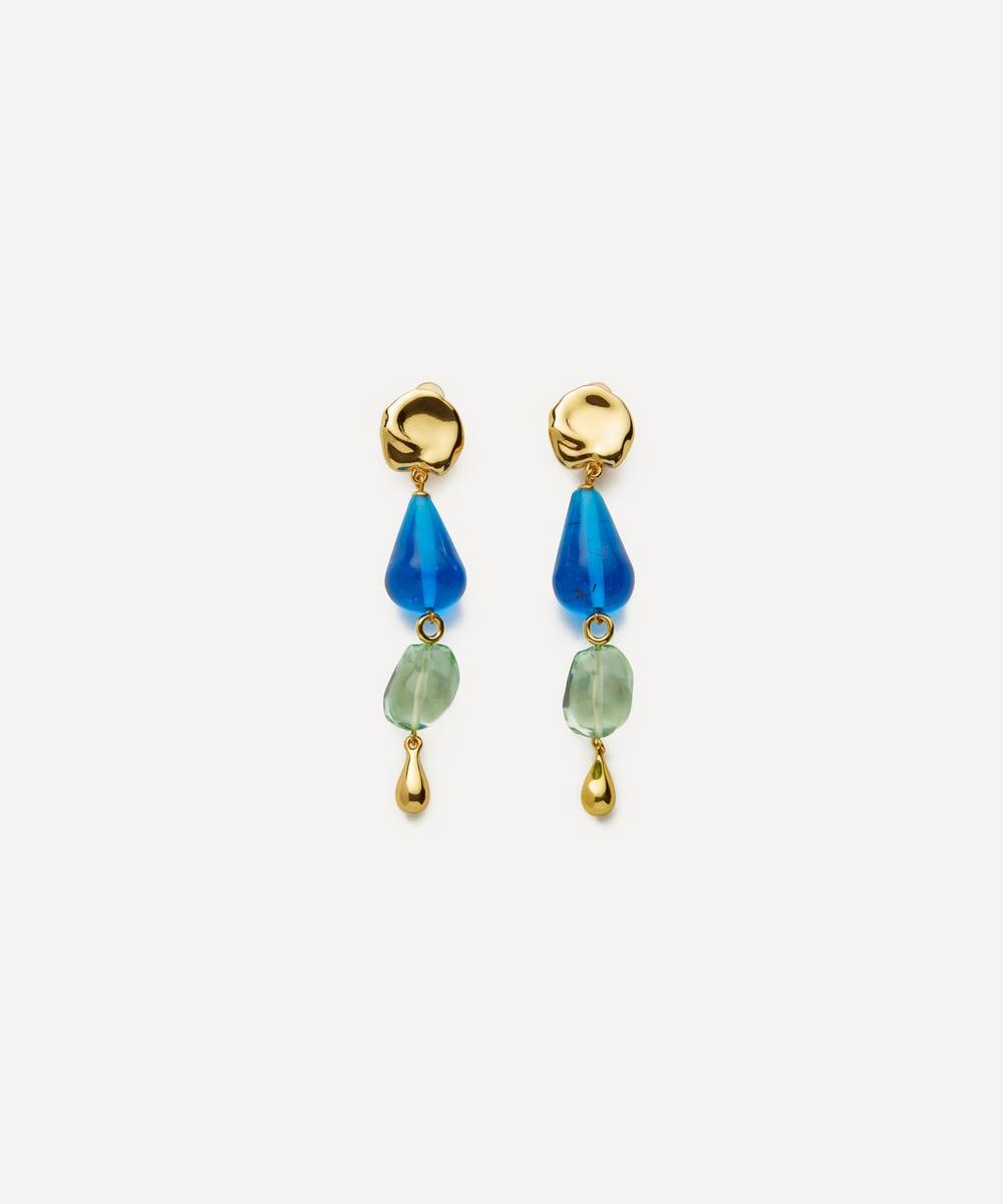 Lizzie Fortunato Gold-plated Palma Drop Earrings