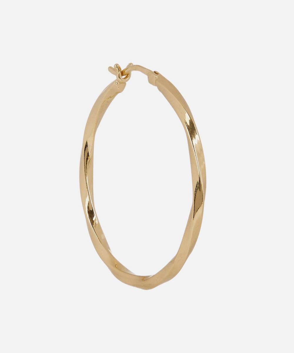 Maria Black 22ct Gold-plated 30 Francisca Single Hoop Earring