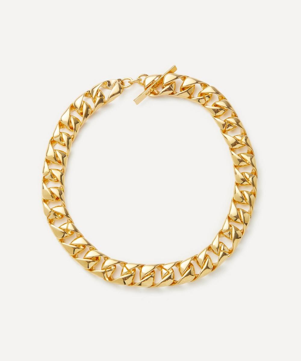 Martha Calvo 14ct Gold-plated Grand Chain Necklace