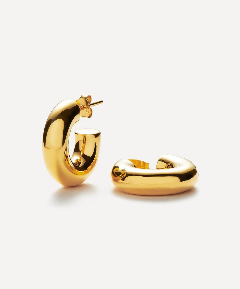 Missoma 18ct Gold-plated Medium Chubby Hoop Earrings