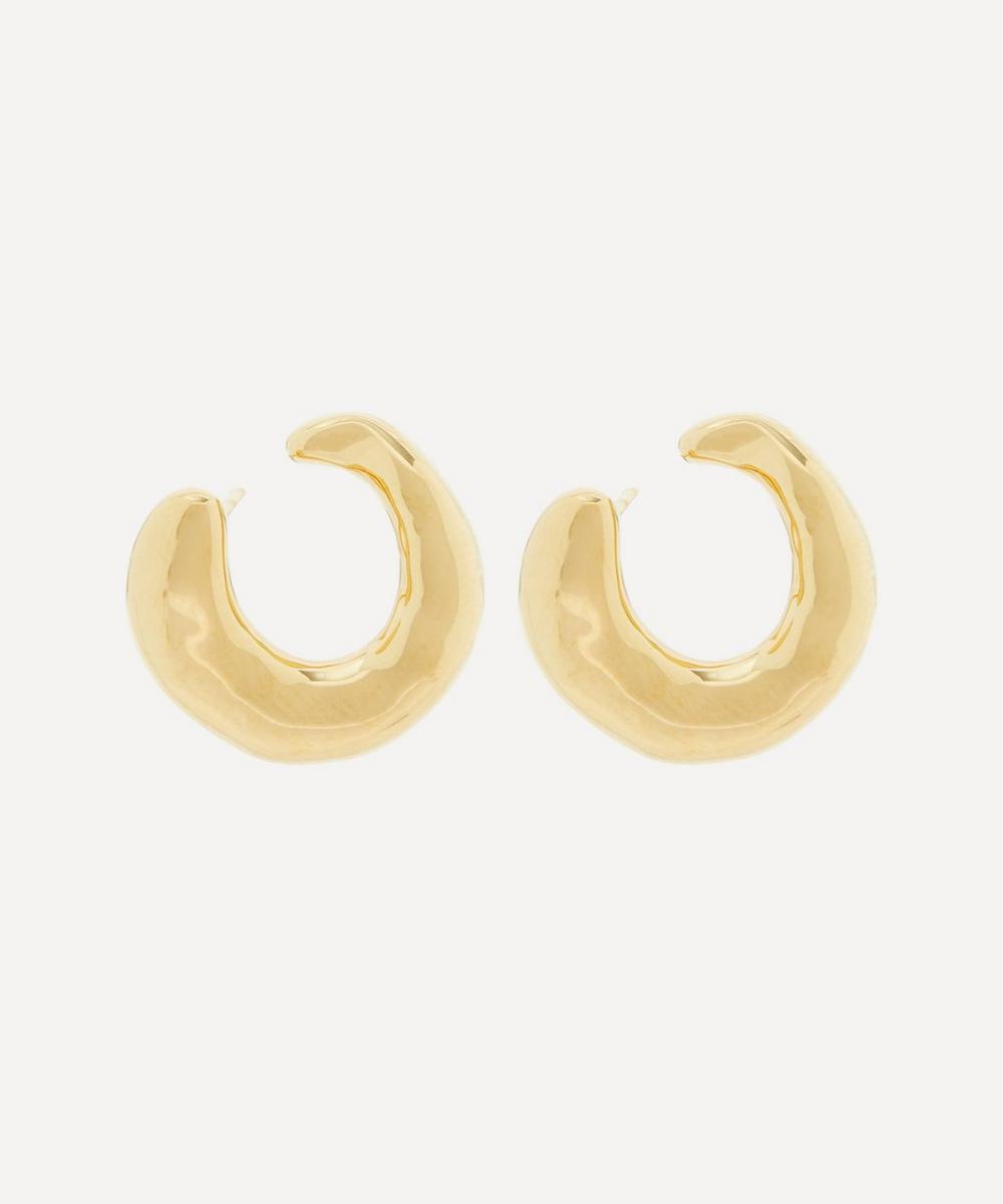 Missoma 18ct Gold-plated Vermeil Silver Molten Open Stud Earrings