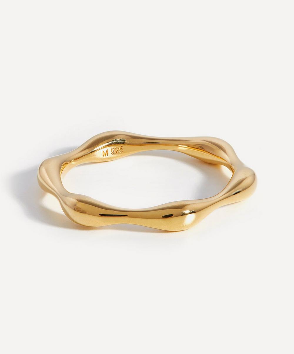 Missoma 18ct Gold-plated Vermeil Silver Molten Stacking Ring