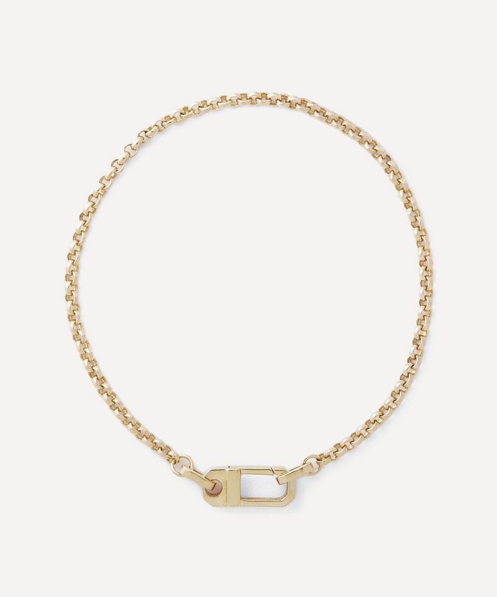 Otiumberg 9ct Gold-plated Vermeil Silver Hex Bracelet