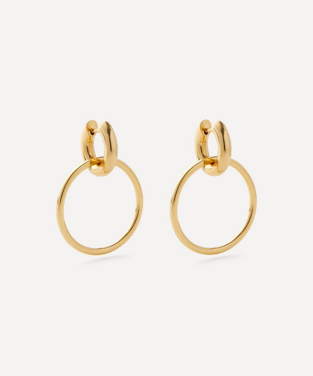 Otiumberg Gold-plated Vermeil Silver Saint-raphael Hoop Earrings