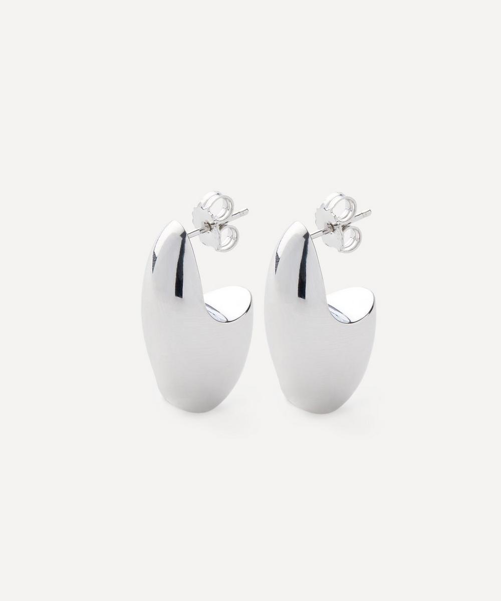 Otiumberg Silver Pebble Stud Earrings