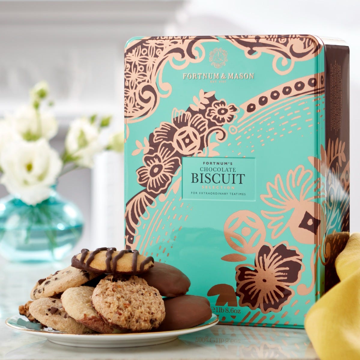 Piccadilly Chocolate Selection Biscuit Tin, 700g, Fortnum & Mason