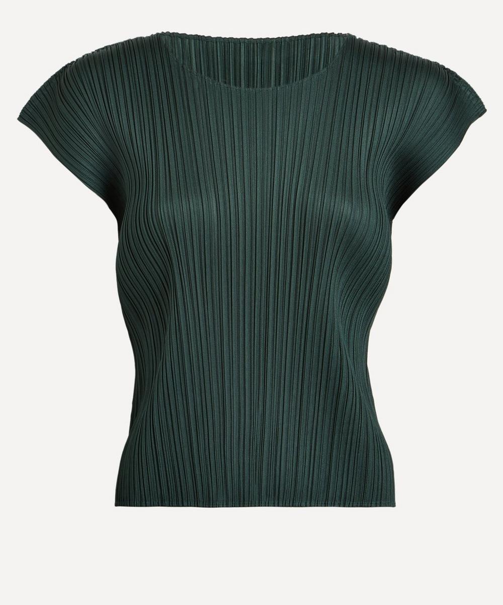 Pleats Please Issey Miyake Women's Monthly Colours July Cap-sleeve Top